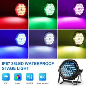 LED Stage Lights IP67 Waterproof Par Lights 180W High Power.jpg