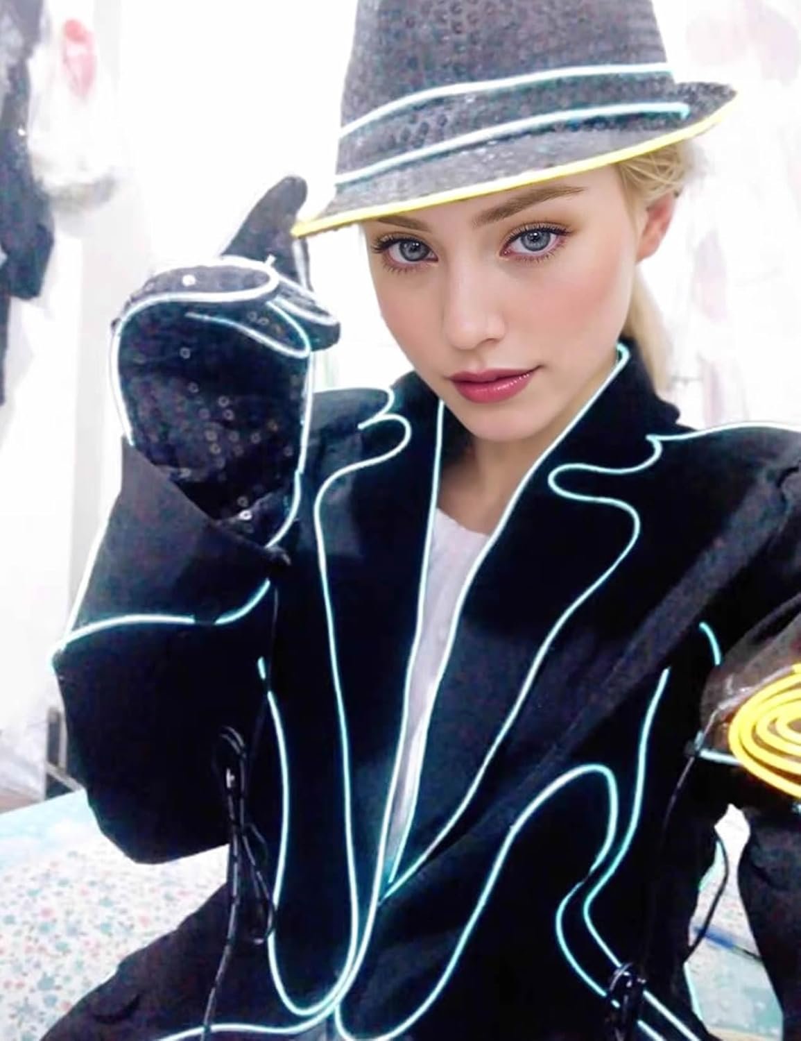 Led light up suit Dance Costume Robot Suit Halloweenglow sticks luminous performance light up glow stick costume.jpg