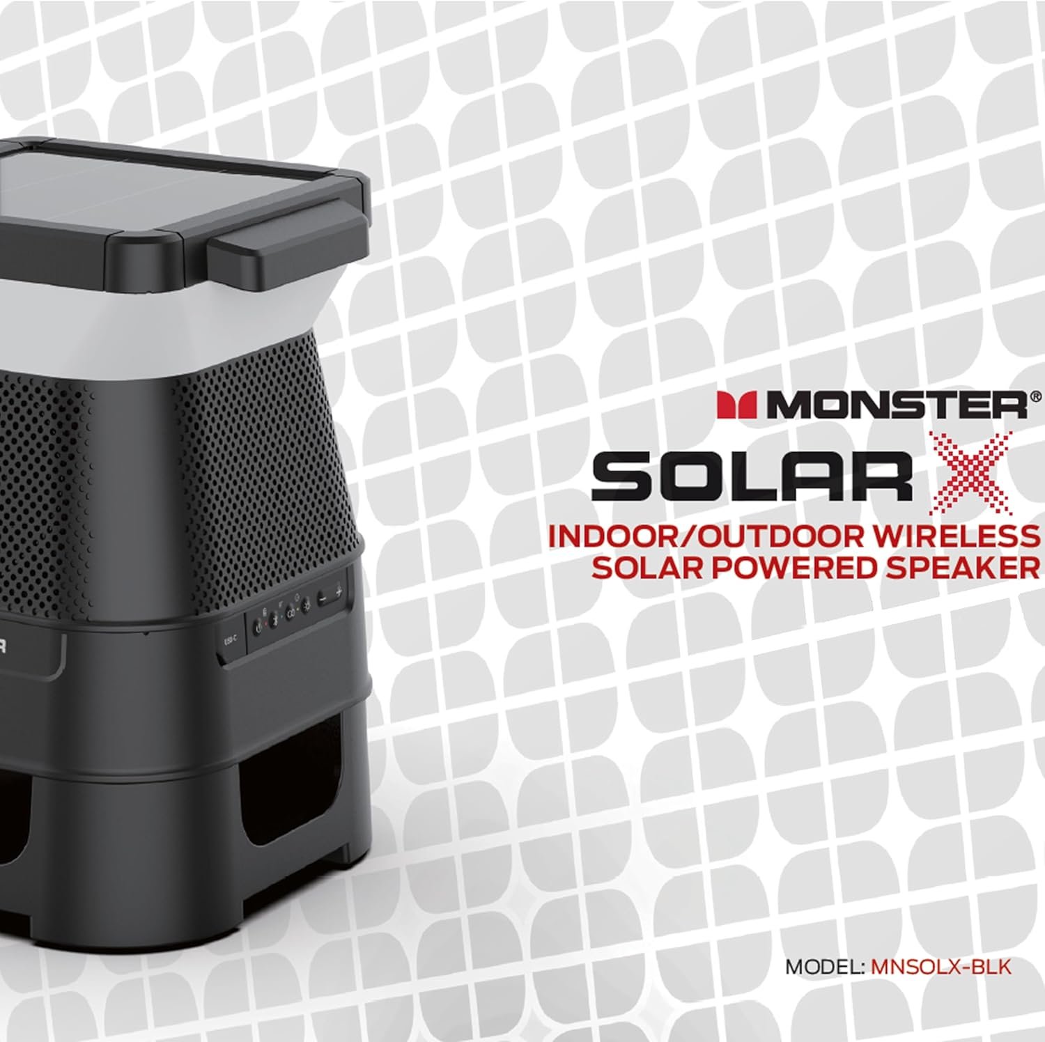 Monster Solar X Speaker Bluetooth Wireless Solar Powered 360 Degree Sound with LED Easy Connect 8 Hours of Playtime and 30W Bass.jpg