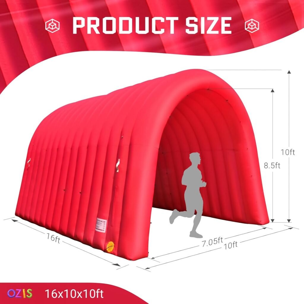 OZIS 16Ft Inflatable Tunnel Entrance Sports with Installed Blower Inflatable.jpg