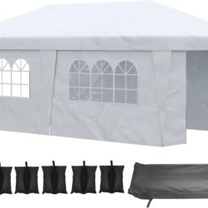 Outsunny 10 x 195 Pop Up Canopy Tent with Sidewalls.jpg