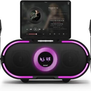 RHM K666PLUS Karaoke Machine with 2 Wireless Mics LED.jpg