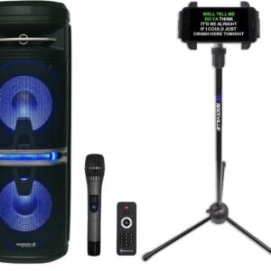 Rockville Go Party X10 Dual 10 Karaoke Machine SystemWireless MicTablet.jpg