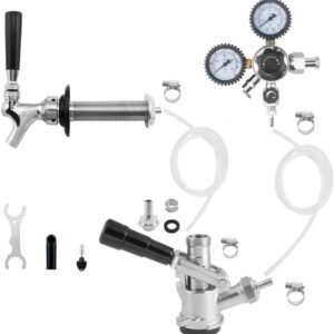 Single Tap Kegerator Door Mount Conversion Kit with Dual Gauge.jpg