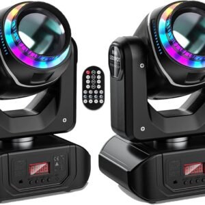 UKing 80W LED Moving Head Light Rotating 18 Facet Prism DJ.jpg
