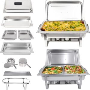 Valgus 2 Pack 8QT Stainless Steel Chafing Dish Buffet Chafer Set.jpg