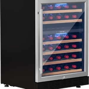 YITAHOME 24 Inch Wine Cooler Refrigerator 46 Bottle Dual Zone.jpg