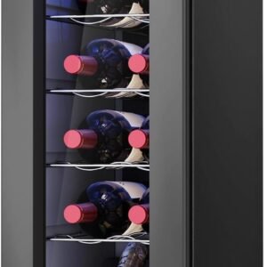 12 Bottle Compressor Wine Cooler Wine Fridge Small Freestanding Wine.jpg