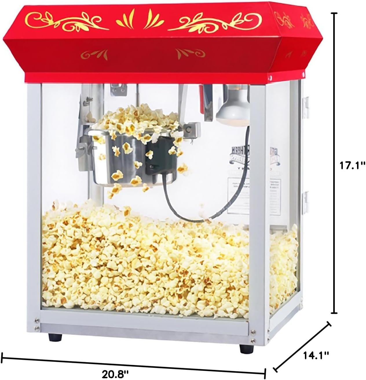 1751454797 6112 Great Northern Popcorn Red Foundation Top Popcorn Popper Machine 4 Ounce.jpg