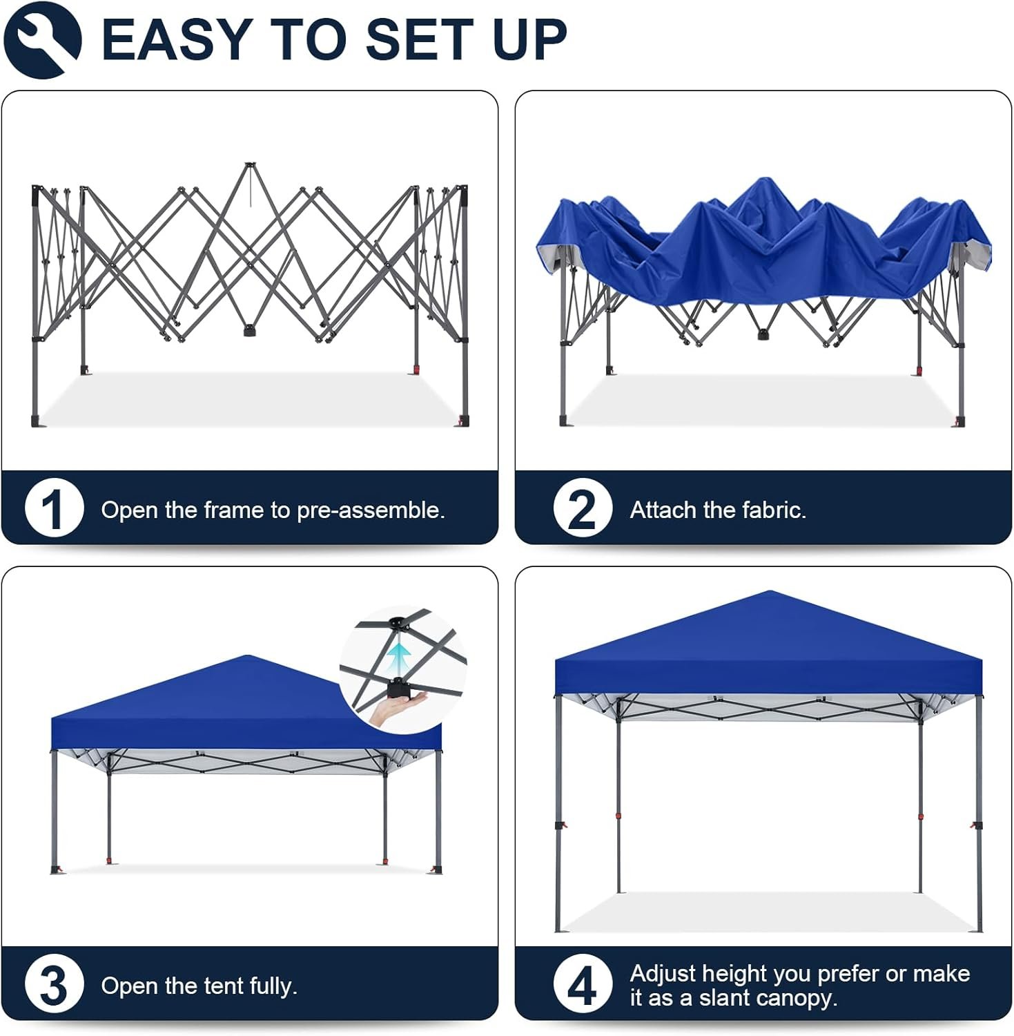 1752376390 COOSHADE Durable Instant Canopy 10x10FtBlue.jpg