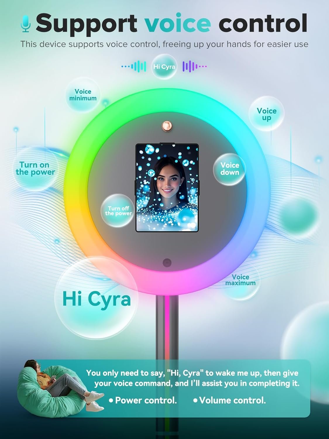 1752563600 Portable Photo Booth for 10.210.912.9 Photo Booth Machine with RGB Light Instant Cyra App Control Voice Activated Portable Photo Booth for Sale for Holiday Parties Events.jpg