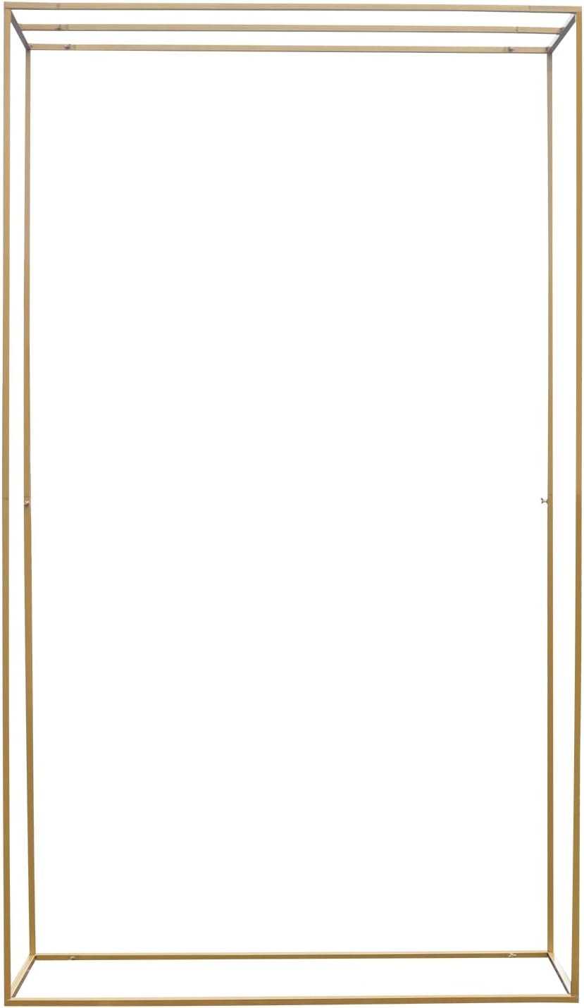 1753596796 Gold Metal Geometric Wedding Arch Flowers Frame Backdrop Stand Balloon Floral Arrangement Reception Decor Garden Arbor for Weddings Party Event Decoration.jpg