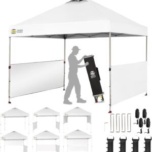 CROWN SHADES 10x10 Pop up Canopy Tent Instant Canopy with.jpg