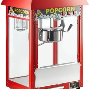 Commercial Popcorn Machine 8 oz Red Royalty Series PM30R 1320W.jpg