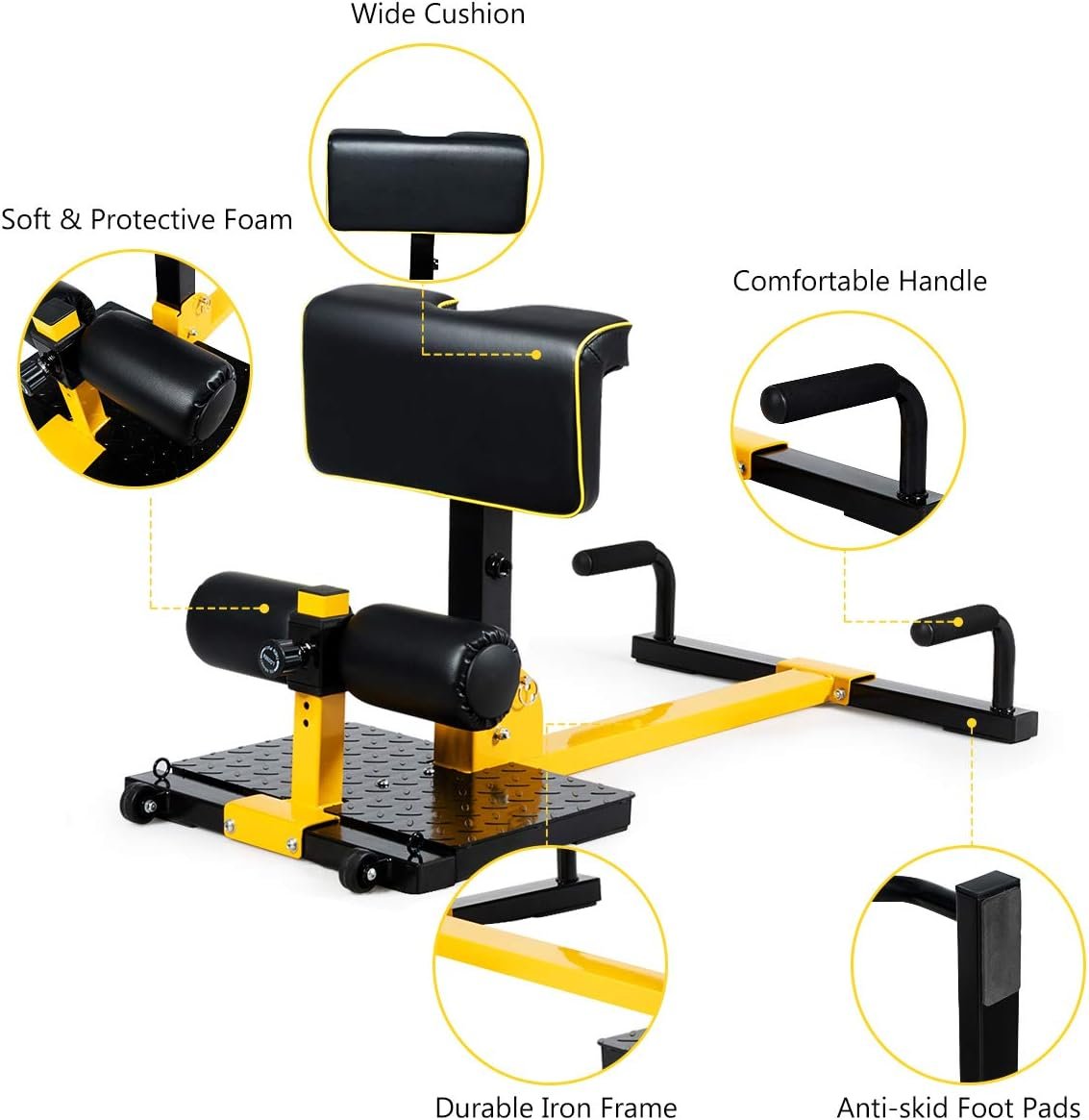 GYMAX Sissy Squat Machine 8 in 1 Workout Machine with Adjustable Height Protective Foam Sissy Squat Push up Sit up Rope Exercise Machine for Strength Training Home Gym.jpg