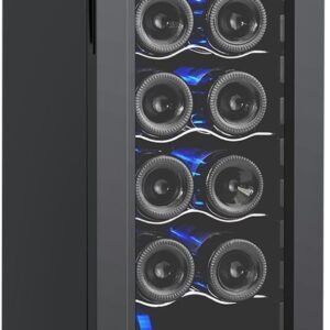 Garvee Mini Wine Fridge 14 Bottle Wine Cooler Temperature Adjustment.jpg