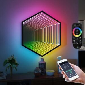 Hexagon Lights Smart Mirror 3D Octagon Infinity Mirror Light LED.jpg