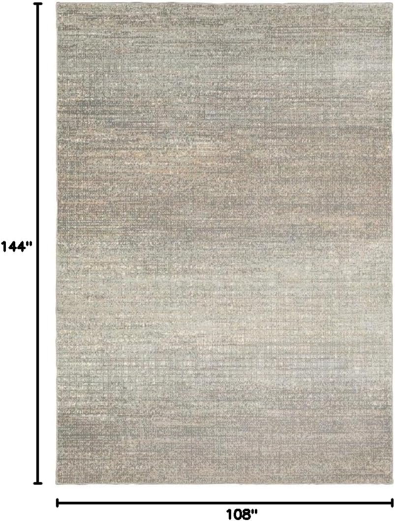 HomeRoots 9 X 12 Gray Green Abstract Confetti Indoor Area Rug.jpg