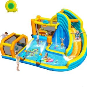 Inflatable Water Slide for Kids8 in 1 Bounce House Water Park with.jpg