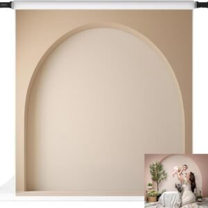 Kate Modern Style Arch Wall Backdrop Wedding Photography Backdrop Beige.jpg