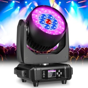 LED Moving Head Light 19x15W BeamWashZoom Effect RGBW 4in1 Stage.jpg