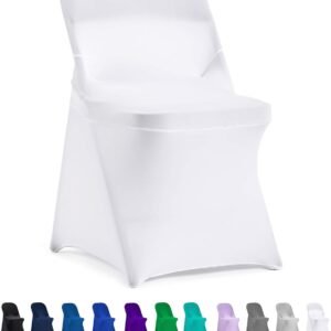 Peomeise Stretch Spandex Folding Chair Cover for Wedding Party Dining.jpg