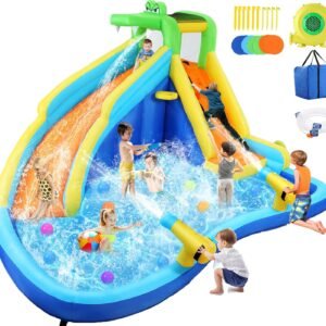 Whubefy Inflatable Water Slides for Kids with 450W Blower 6.jpg
