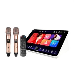 116 Inch Touchscreen Karaoke Machine with Microphone Portable Home KTV.jpg