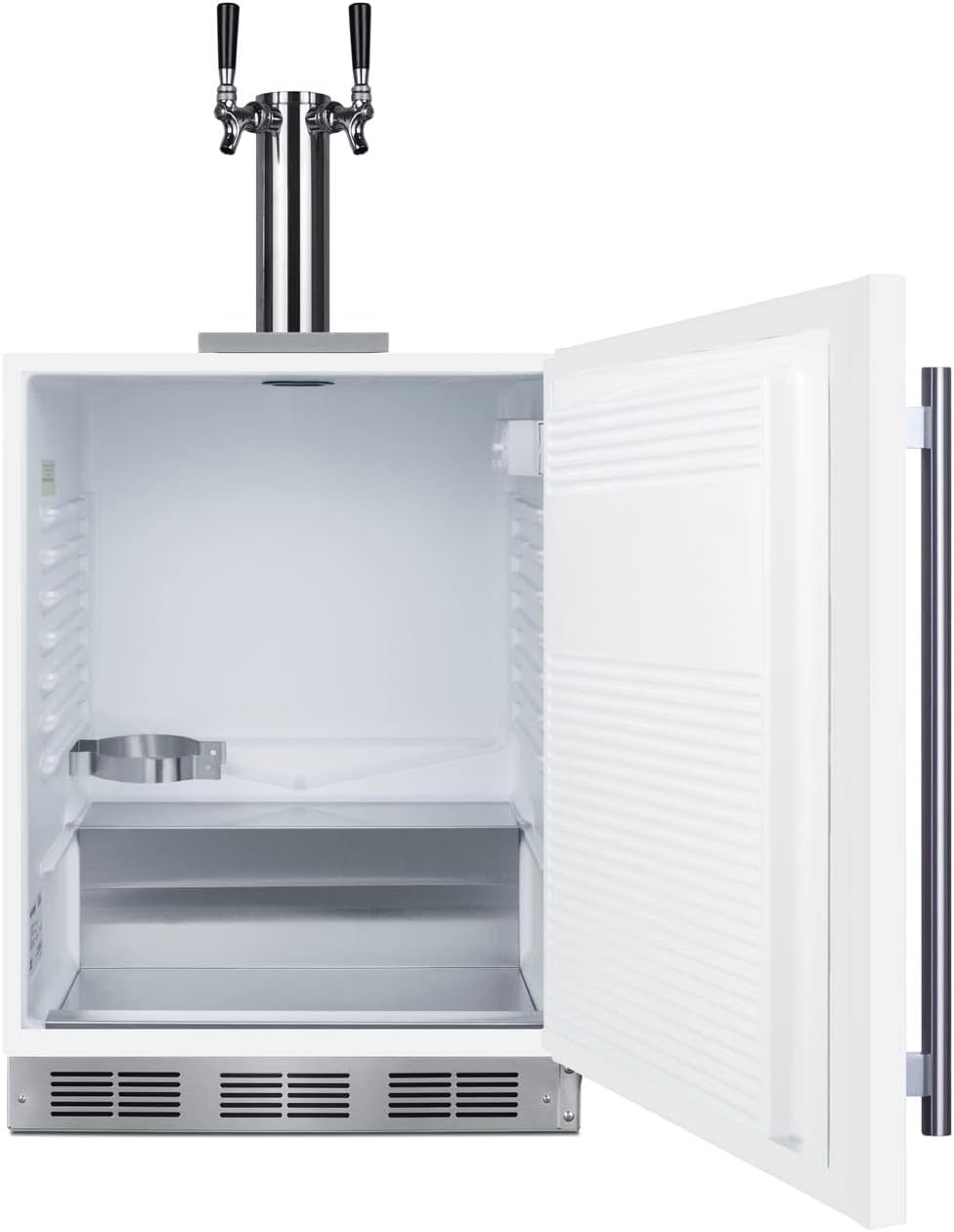 1754233997 Summit 24 Cold Brew Kegerator Dual Tap Kit ADA Compliant White SBC58WHBIADACFTWIN.jpg