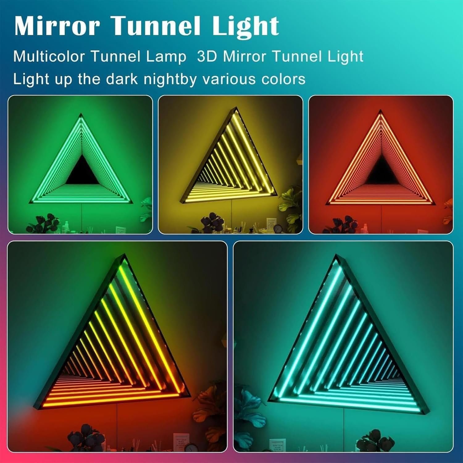 1755850396 Infinity Mirror Tunnel Lamp LED Night Light 3D Mirror Light RGB Color Changing Wall Art Light Sensory Infinity Light for Home Living Room Bedroom Party BarA 50CM19.7.jpg