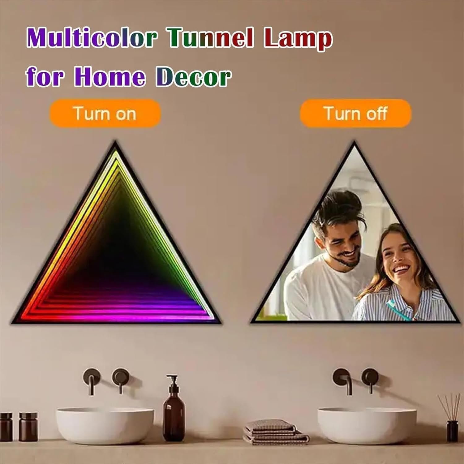 1755850397 Infinity Mirror Tunnel Lamp LED Night Light 3D Mirror Light RGB Color Changing Wall Art Light Sensory Infinity Light for Home Living Room Bedroom Party BarA 50CM19.7.jpg