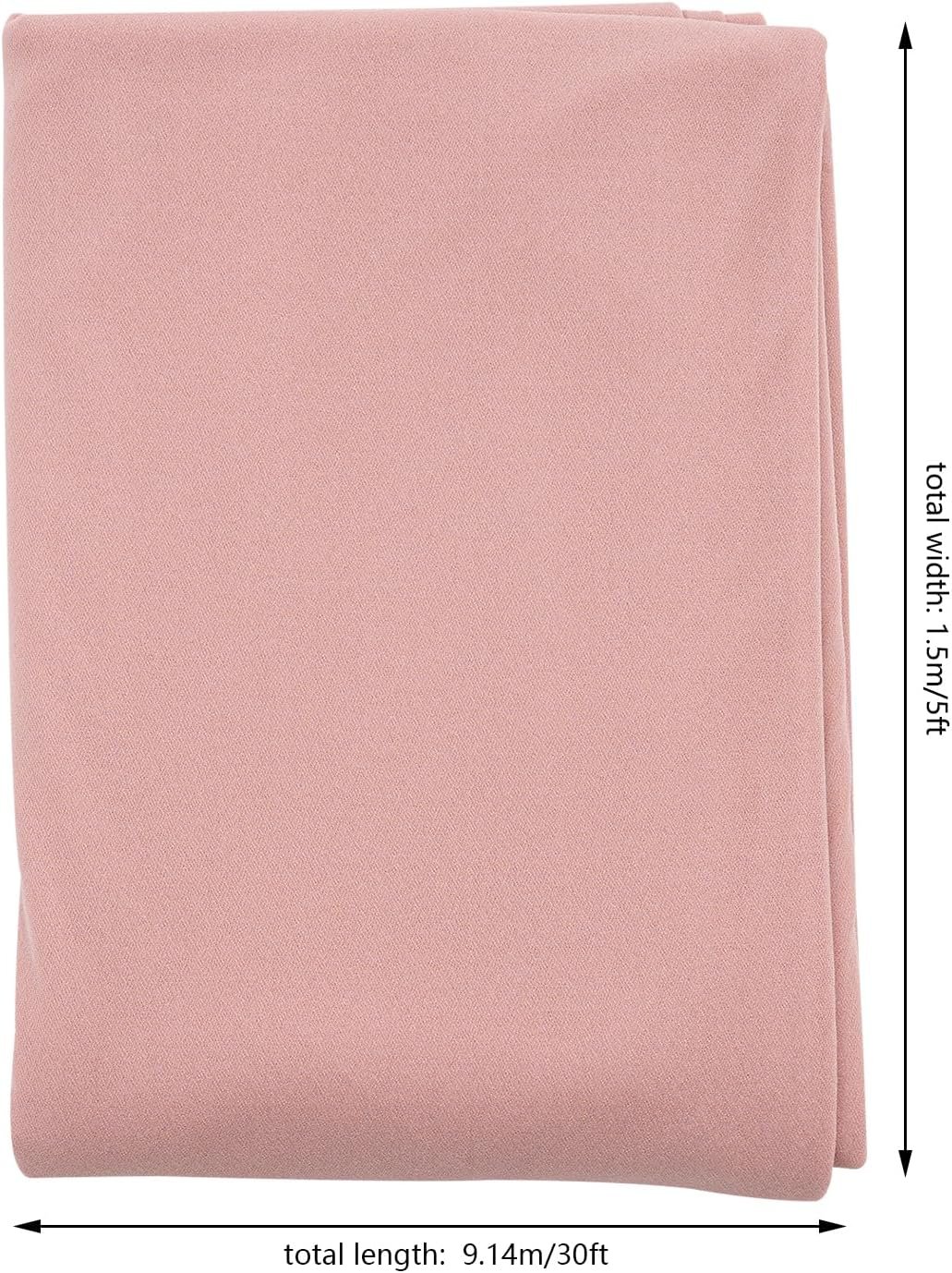 1756379594 6 Panels Ceiling Drapes 5ft x 30ft Ceiling Drapes Fabric Chiffon Backdrop Drapes Draping Fabric Sheer Curtains for Party Ceremony Stage Wedding Decoration Deep Rose.jpg