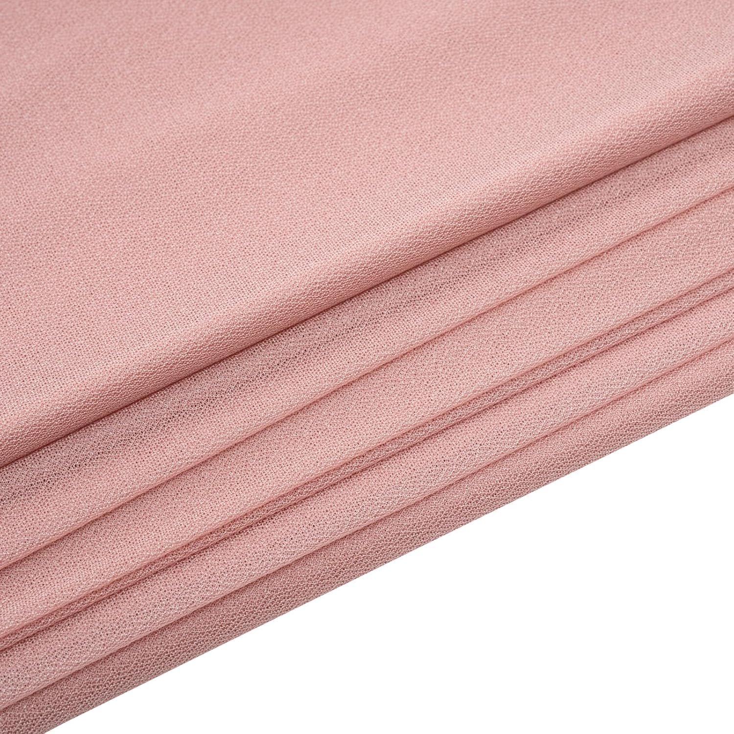 1756379596 6 Panels Ceiling Drapes 5ft x 30ft Ceiling Drapes Fabric Chiffon Backdrop Drapes Draping Fabric Sheer Curtains for Party Ceremony Stage Wedding Decoration Deep Rose.jpg