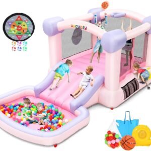 AKEYDIY Bounce House with Blower 161x82x63 Inch Inflatable Bounce House.jpg