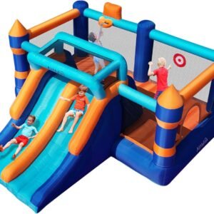 AirMyFun Inflatable Bounce House Bouncy House with Double SlideJumping Bouncing.jpg