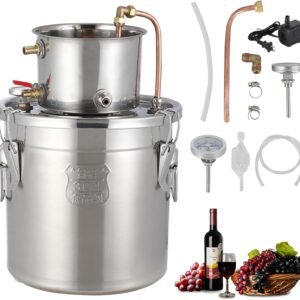 Alcohol Distiller Home Brewing Kit With Circulating Pump Copper.jpg