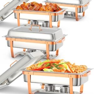 Chafing Dish Buffet Set 8QT 4 Pack Rectangle Chafing Dishes.jpg