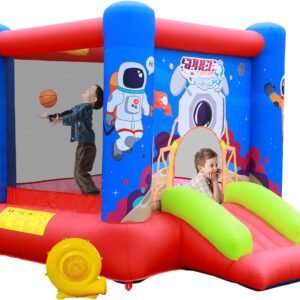 Inflatable Bounce House Jumping Castle Slide with Blower Kids Bouncer.jpg