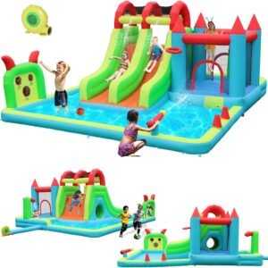 Inflatable Water Slide Park 18x15FT Mega Water Park Bounce House.jpg