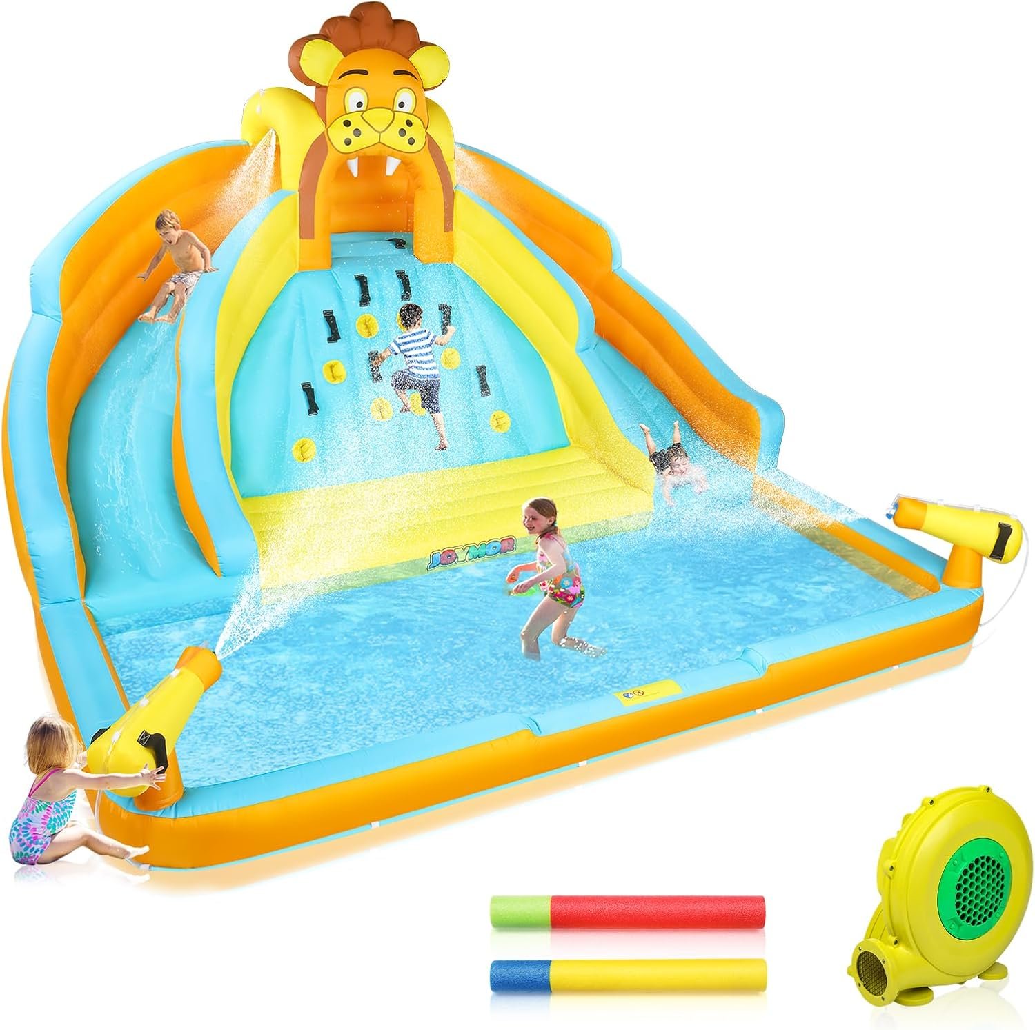 JOYMOR 7 in 1 Inflatable Water Slides for Kids Backyard w2 Slides.jpg