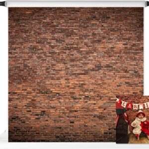 Kate 10x10ft Brick Wall Backdrop Red Old Brick Wall Photography.jpg