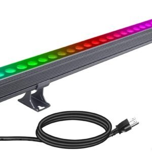 LED Wall Washer Light with RF Remote 144W RGBW5000K Landscape.jpg