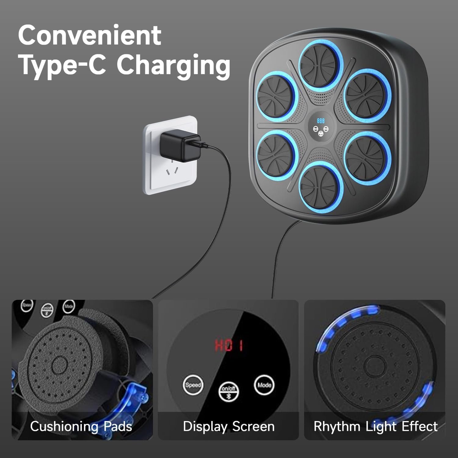 Music Boxing Machine with Boxing GlovesWall Mounted Bluetooth Boxing Training Punching Equipment.jpg