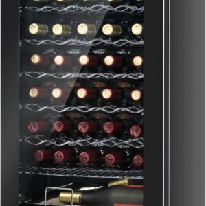 ROVSUN 34 Bottle Wine Cooler Refrigerator Compressor Wine Fridge Chiller.jpg