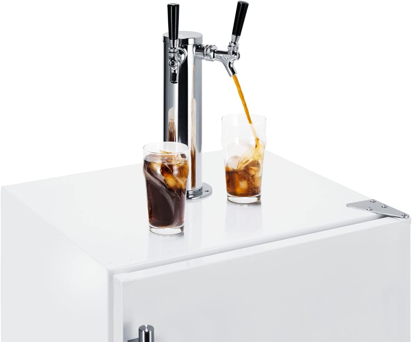 Summit 24 Cold Brew Kegerator Dual Tap Kit ADA Compliant White SBC58WHBIADACFTWIN.jpg