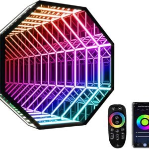 Tunnel Mirror Lamp Remote Control LED Night Light 3D Mirror.jpg