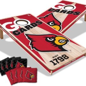 YouTheFan NCAA 2 x 4 Professional Wood Cornhole Game with.jpg