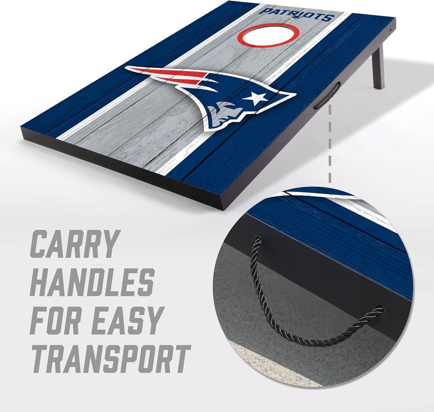 YouTheFan NFL 2 x 3 Portable Cornhole Game with Logo Bags.jpg