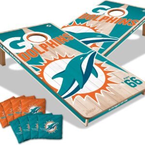YouTheFan NFL 2 x 4 Professional Wood Cornhole Game with.jpg