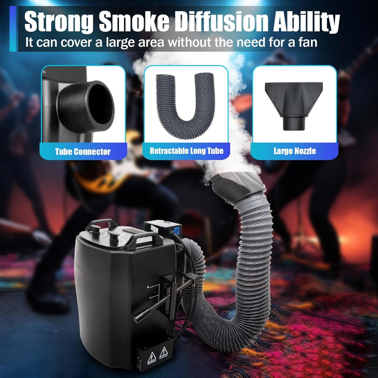 1757031195 6000W Dry Ice Fog Machine Heavy Duty Dry Ice Smoke Machine With Movable Pulley Tube 110V Smoke Machine Fog for Indoor Outdoor Stage Wedding DJ Performance Party Smoke Effects.jpg
